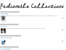 Tablet Screenshot of fashionablecollections.com